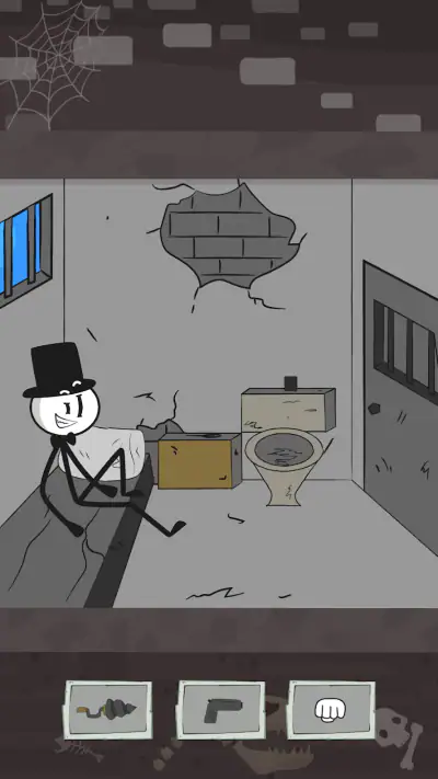 刑務所休憩：スティックマンアドベンチャー screenshot 1