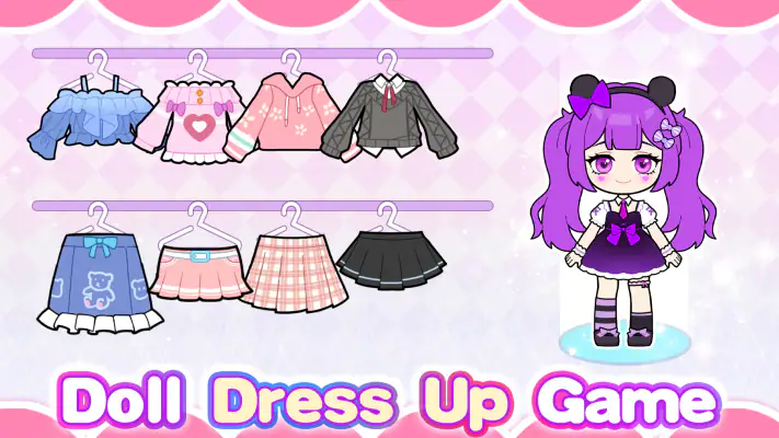 可愛い女の子: プリンセススタイリスト& 着せ 替え アプリ screenshot 1