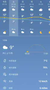 天気 - リアルタイムの天気 screenshot