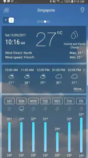 天気 嵐  ウィジェット 風速 screenshot 1
