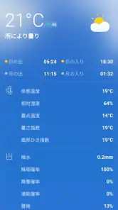 天気予報 - ライブレーダーとウィジェット screenshot