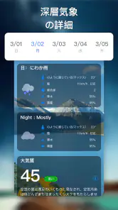 天気予報-正確な天気ライブとウィジェット screenshot