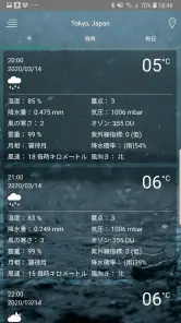 天気予報アプリ screenshot