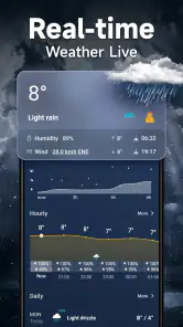 天気－料金なしのリアルタイム天気予報、災害警報とウィジェット screenshot