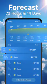 天気－料金なしのリアルタイム天気予報、災害警報とウィジェット screenshot