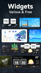 天気－料金なしのリアルタイム天気予報、災害警報とウィジェット screenshot