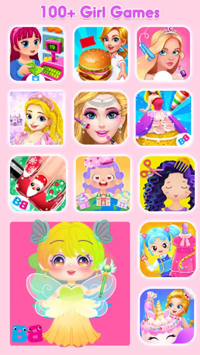 女の子のための子供ゲーム：全て1つに screenshot 1
