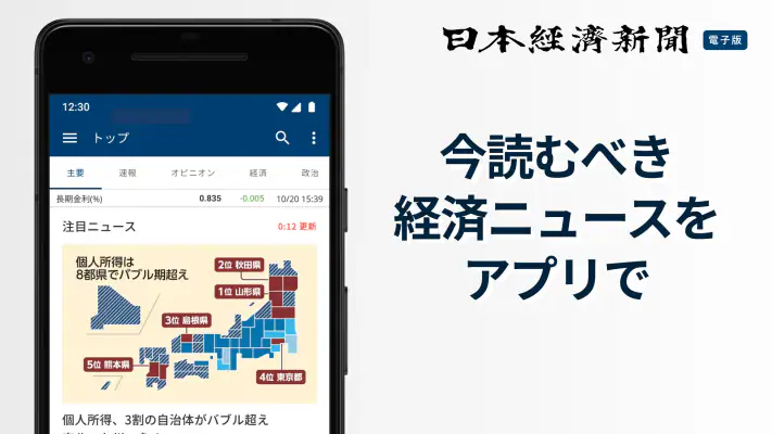 日本経済新聞 電子版【公式】／経済ニュースアプリ screenshot 1