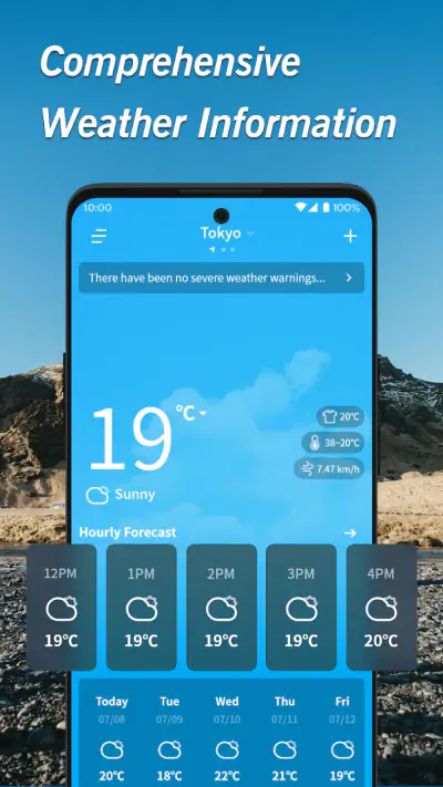 暖かい天気 screenshot 1