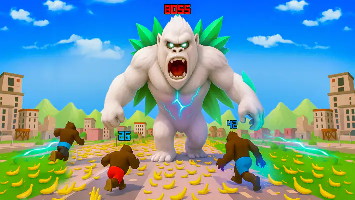 猿の戦い：ジャングルの覇者 screenshot 1