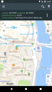 現在地：GPS地図、場所の保存 screenshot