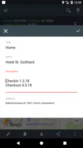 現在地：GPS地図、場所の保存 screenshot