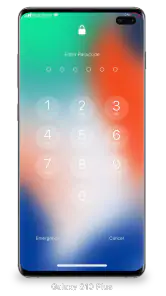画面のロックと通知iOS 15 screenshot