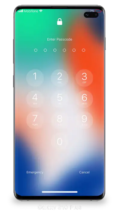 画面のロックと通知iOS 15 screenshot 1