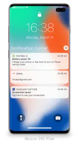 画面のロックと通知iOS 15 screenshot