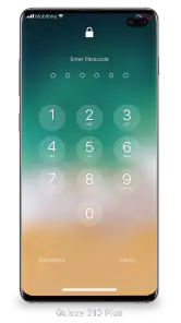 画面のロックと通知iOS 15 screenshot