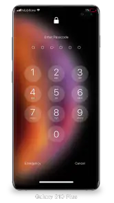 画面のロックと通知iOS 15 screenshot