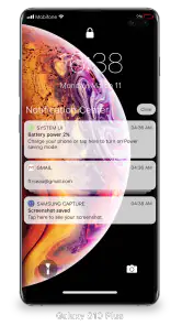 画面のロックと通知iOS 15 screenshot