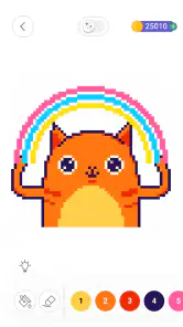 番号でぬりえ: ピクセル着色ゲーム screenshot