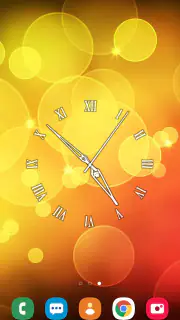 省エネアナログ時計ライブ壁紙 screenshot 7