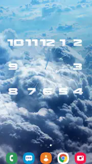 省エネアナログ時計ライブ壁紙 screenshot 8