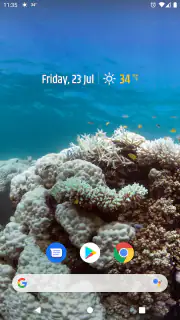 簡単な天気＆時計ウィジェット screenshot 7