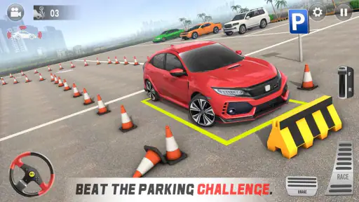 車 駐車場 ゲーム 3D: 車 ゲーム screenshot