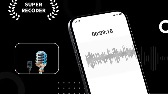 録音アプリ、ボイスレコーダー、ボイスメモ文字起こし音声録音機 screenshot 1