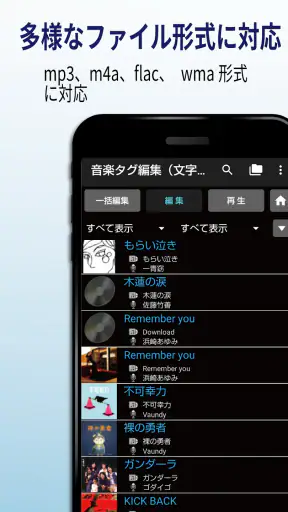 音楽タグ編集（文字化け対応）－完全版－ screenshot 1