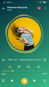 音楽プレーヤー - オーディオプレーヤーとベースブースター screenshot