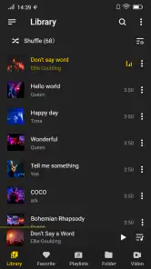 音楽プレーヤー - オーディオプレーヤーとベースブースター screenshot