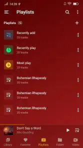 音楽プレーヤー - オーディオプレーヤーとベースブースター screenshot