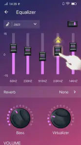 音楽プレーヤー - オーディオプレーヤーとベースブースター screenshot