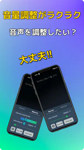 音量微調整ヘルパー: 音量を下げたり上げたりできます screenshot 1