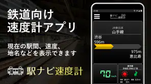 駅ナビ速度計 screenshot 1