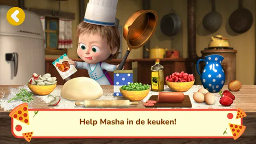 Masha en de Beer: Pizza screenshot 2