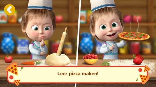 Masha en de Beer: Pizza screenshot 4
