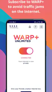 1.1.1.1 + WARP: Safer Internet screenshot