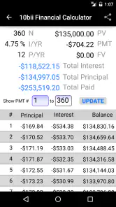 10bii Financial Calculator screenshot