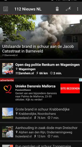 112 Nieuws NL screenshot 1
