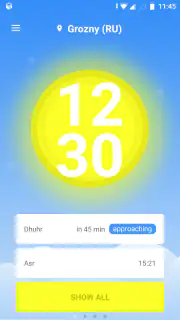 1Muslim: Gebedstijden, Azan screenshot 1