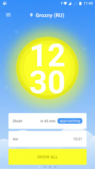 1Muslim: Gebedstijden, Azan screenshot 1