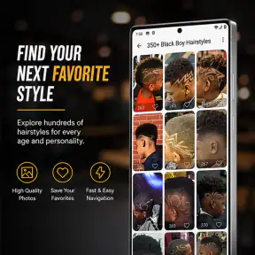 350+ Black Boy Hairstyles screenshot 8