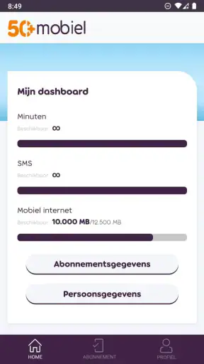 50+ mobiel screenshot 1