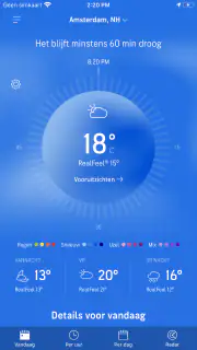 AccuWeather weerbericht screenshot 8
