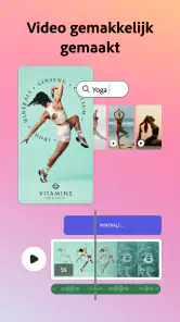 Adobe Express: AI-foto, video screenshot