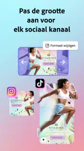Adobe Express: AI-foto, video screenshot
