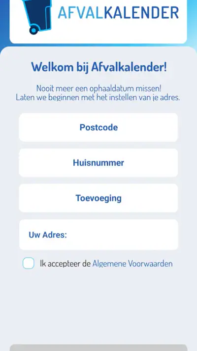 Afvalkalender screenshot 1