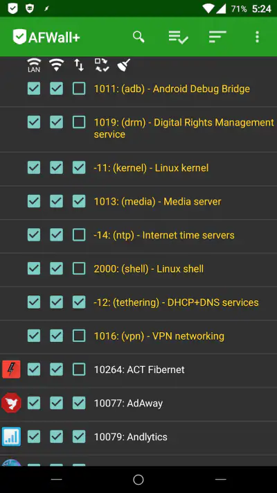 AFWall+ (Donate) screenshot 1