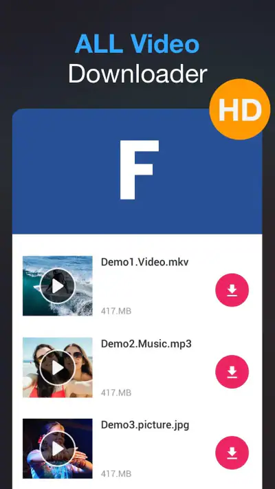 All Video Downloader 2019 screenshot 1